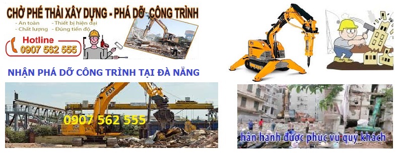 Phá dỡ công trình tại Đà Nẵng