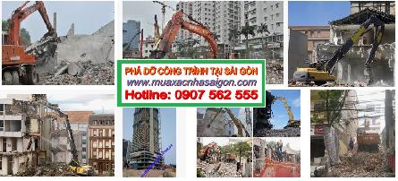 Bảng giá dịch vụ phá dỡ công trình xây dựng nhà ở cũ